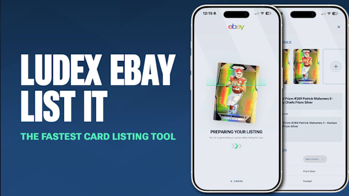 The updated "List it with Ludex" tool makes it simple for sellers to scan, list, and sell cards. The updated "List it with Ludex" tool makes it simple for sellers to scan, list, and sell cards.
