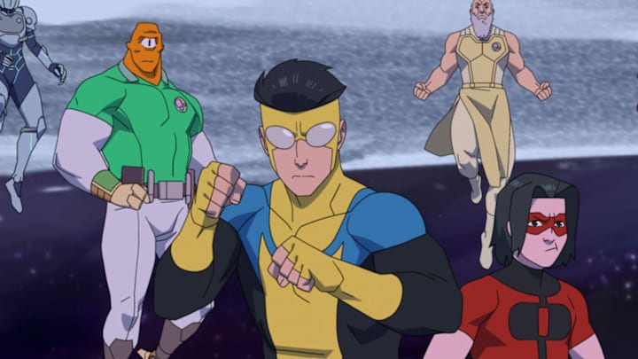 ITech Jacket, Allen The Alien (Seth Rogen), Invincible (Steven Yeun), Great Thaedus (Peter Cullen), Oliver Grayson (Christian Convery), 