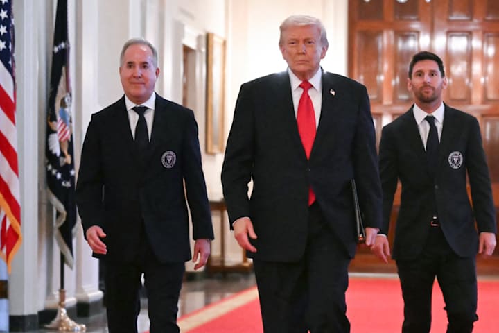 Lionel Messi, Donald Trump, Jorge Mas Lionel Messi, Donald Trump, Jorge Mas