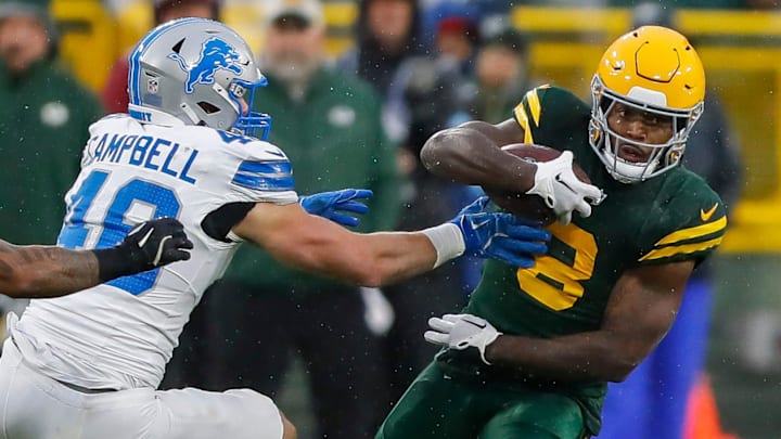 Green Bay Packers running back Josh Jacobs