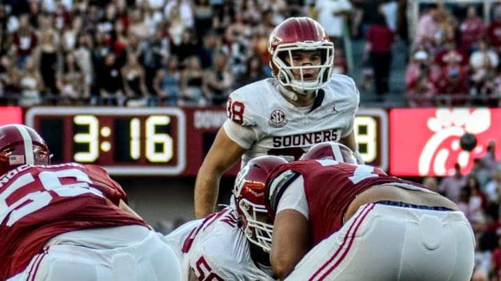 Oklahoma linebacker Owen Heinecke Oklahoma linebacker Owen Heinecke