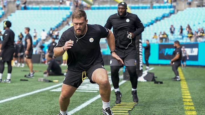 Pittsburgh Steelers defensive tackle Logan Lee (91)