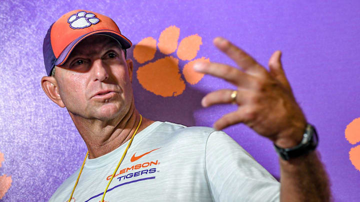Clemson is sticking with its spring football game in 2025, despite other schools backing out of their annual scrimmages. Clemson is sticking with its spring football game in 2025, despite other schools backing out of their annual scrimmages.