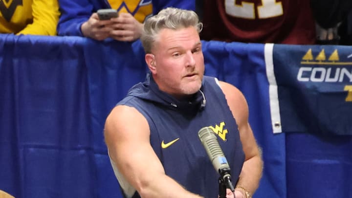 Former West Virginia University specialist Pat McAfee