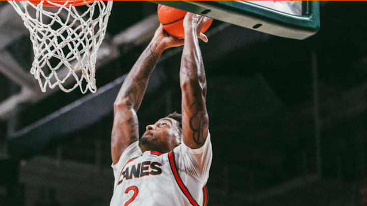 Brandon Johnson dunking the basketball against Coppin State Brandon Johnson dunking the basketball against Coppin State