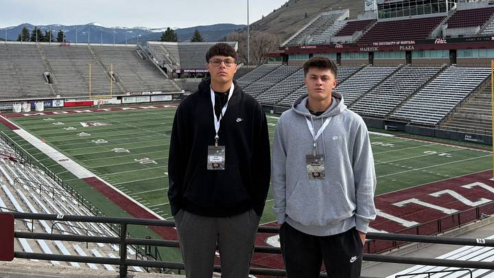 Bryce and Brayden Tuiasosopo are shown at the University of Montana. Bryce and Brayden Tuiasosopo are shown at the University of Montana.