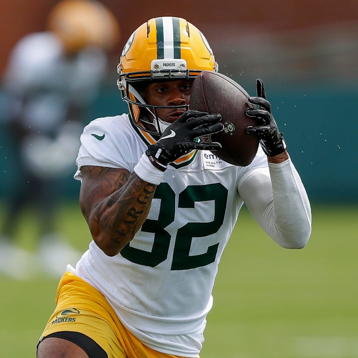 Green Bay Packers running back MarShawn Lloyd 
