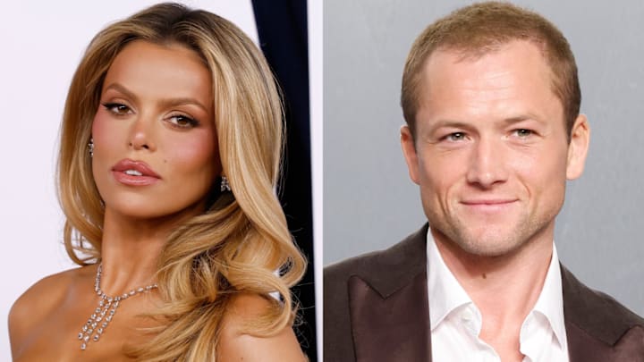 Brooks Nader and Taron Egerton Brooks Nader and Taron Egerton