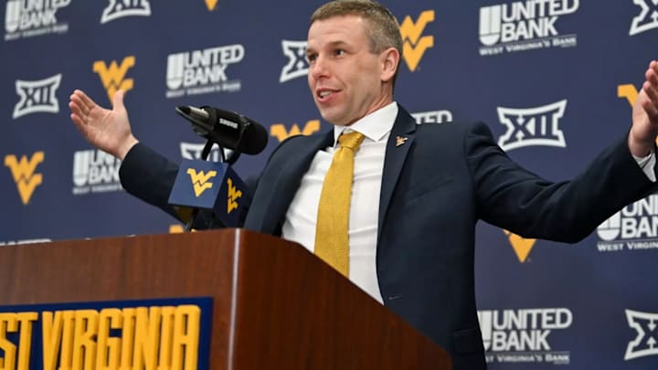 West Virginia University head coach Ross Hodge