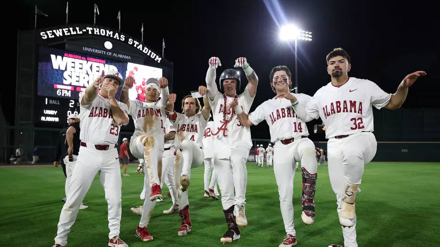 Alabama DH John Lemm Goes From Goat To Hero As Crimson Tide Walks Off Commodores in Game 1