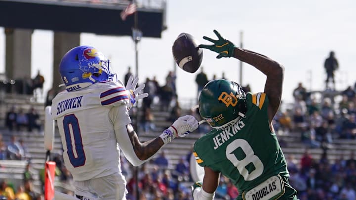 Baylor Bears cornerback Caden Jenkins 