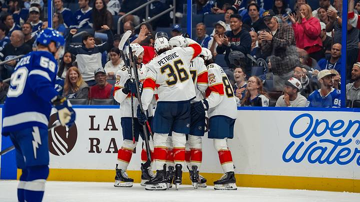 After goal celebration