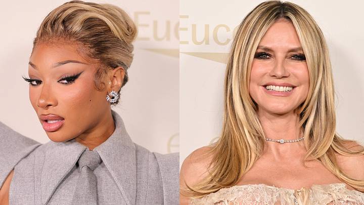 Megan Thee Stallion and Heidi Klum Megan Thee Stallion and Heidi Klum