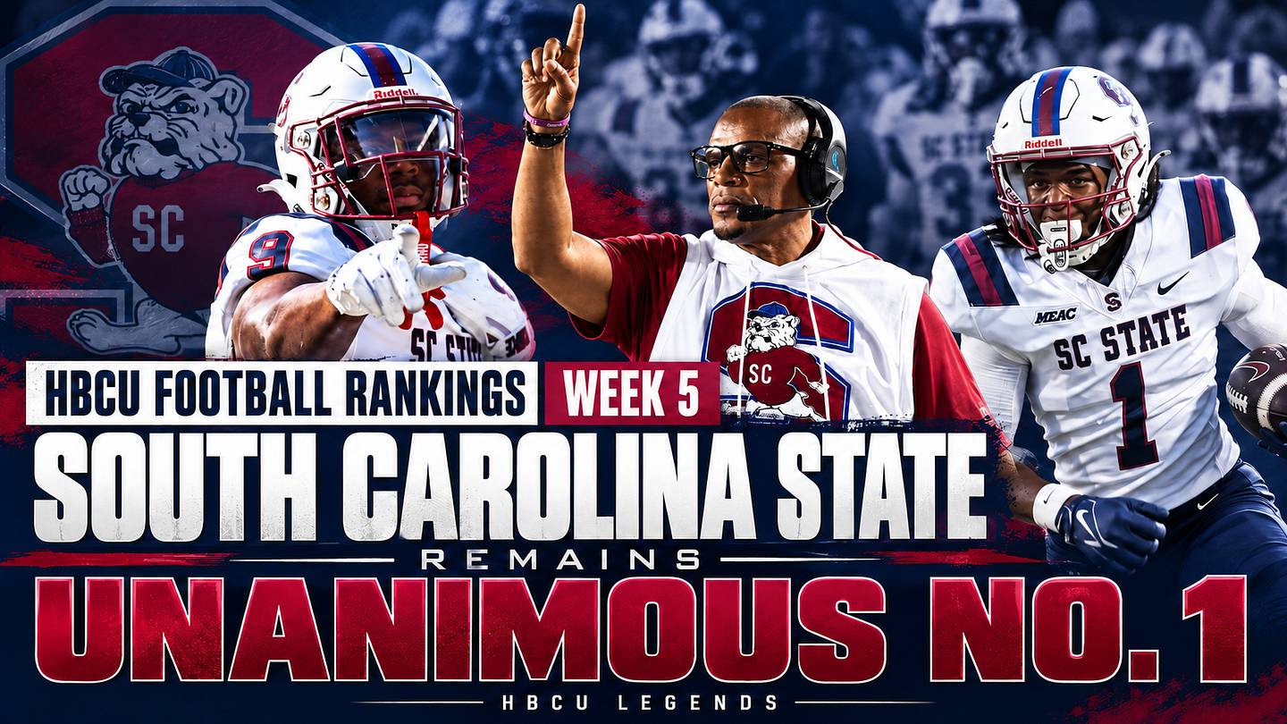 HBCU Football Rankings Week 5: South Carolina State Remains Unanimous No. 1