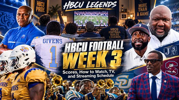 HBCU Football Week 3 Scores, How to Watch, TV, and Streaming Schedule HBCU Football Week 3 Scores, How to Watch, TV, and Streaming Schedule