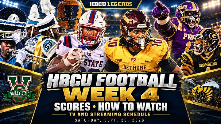 Week 4 HBCU Football Streaming Schedule Week 4 HBCU Football Streaming Schedule