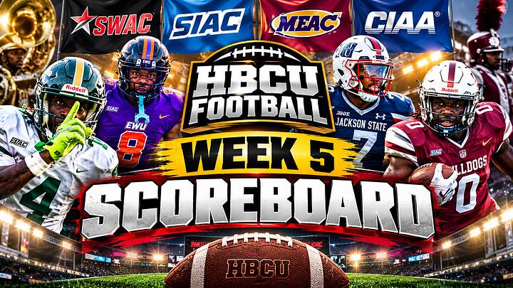 HBCU FOOTBALL WEEK 5 SCOREBOARD