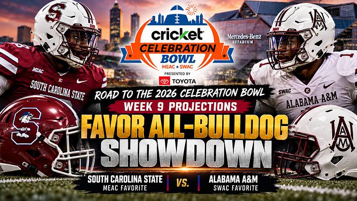 SCS vs AAMU Celebration Bowl Projections SCS vs AAMU Celebration Bowl Projections