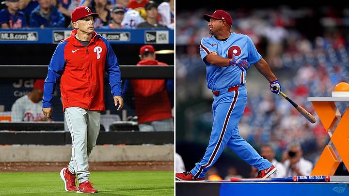 Philadelphia Phillies' legends Joe Girardi (left) and Shane Victorino are set to manage in the 2026 Perfect Game DICK'S All-America Classic at Citizen's Bank Park in Philly on Aug. 16. Philadelphia Phillies' legends Joe Girardi (left) and Shane Victorino are set to manage in the 2026 Perfect Game DICK'S All-America Classic at Citizen's Bank Park in Philly on Aug. 16.
