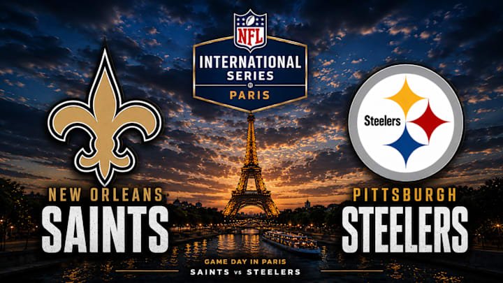 The Saints will play the first-ever NFL game in Paris on Oct. 25 as the "home team" against the Pittsburgh Steelers.