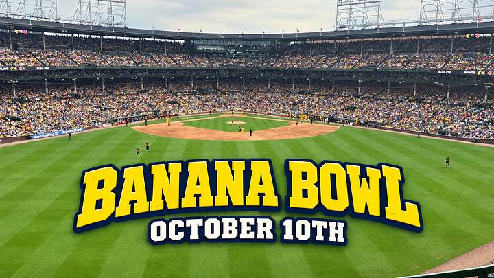 Sold out crowd will show up in full Banana Ball force at Nationals Stadium for the Banana Bowl October 10th. 