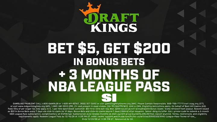  Grab a DraftKings promo code offer for Seahawks vs. Broncos: bet $5, get $200 in bonus bets plus NBA League Pass.