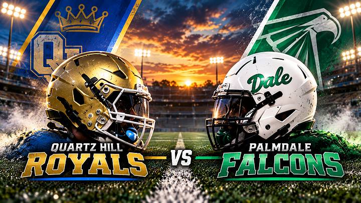 As the CIF Southern Section football playoffs approach, Quartz Hill and Palmdale meet in a key Thursday night matchup in Southern California. As the CIF Southern Section football playoffs approach, Quartz Hill and Palmdale meet in a key Thursday night matchup in Southern California.