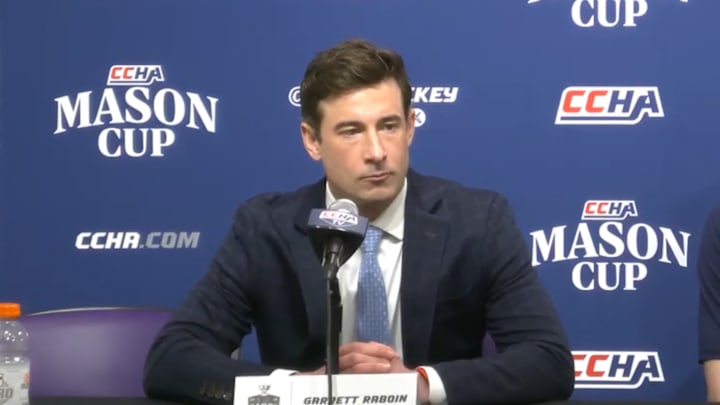 Augustana men's hockey coach Garret Raboin. Augustana men's hockey coach Garret Raboin.