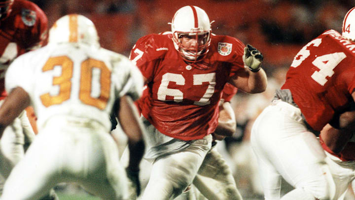 Aaron Taylor was an All-American at two positions.