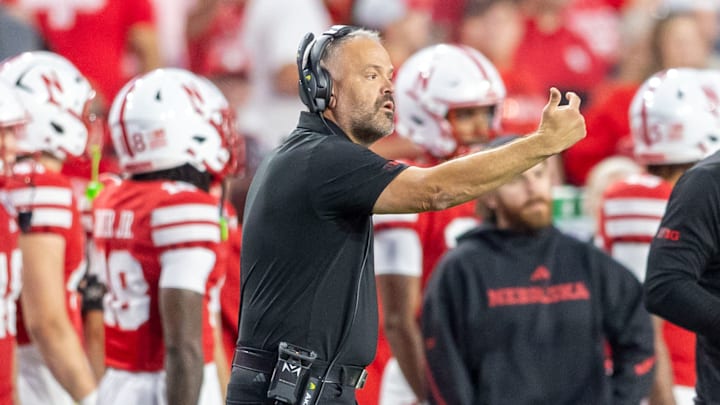 Nebraska head coach Matt Rhule 