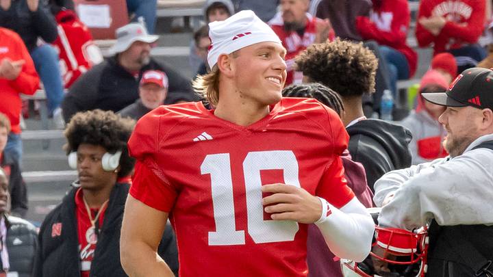 Nebraska quarterback Anthony Colandrea. Nebraska quarterback Anthony Colandrea.