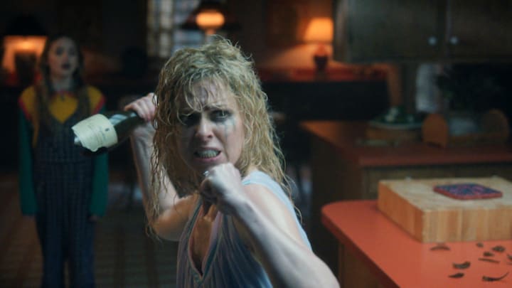 STRANGER THINGS: SEASON 5. (L to R) Nell Fisher as Holly Wheeler and Cara Buono as Karen Wheeler in Stranger Things: Season 5. Cr. COURTESY OF NETFLIX © 2025 STRANGER THINGS: SEASON 5. (L to R) Nell Fisher as Holly Wheeler and Cara Buono as Karen Wheeler in Stranger Things: Season 5. Cr. COURTESY OF NETFLIX © 2025