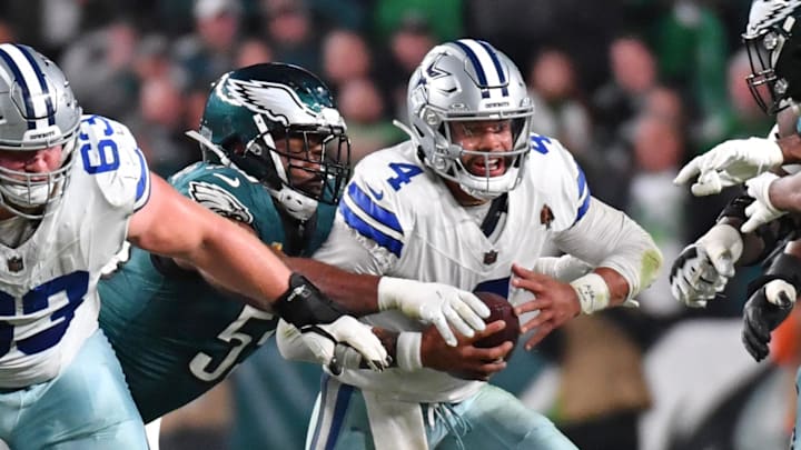 Nov 5, 2023; Philadelphia, Pennsylvania, USA;  Philadelphia Eagles defensive end Brandon Graham (55)