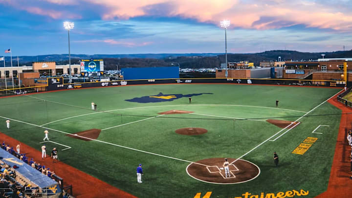 West Virginia baseball field at Kendrick Family Ballpark.