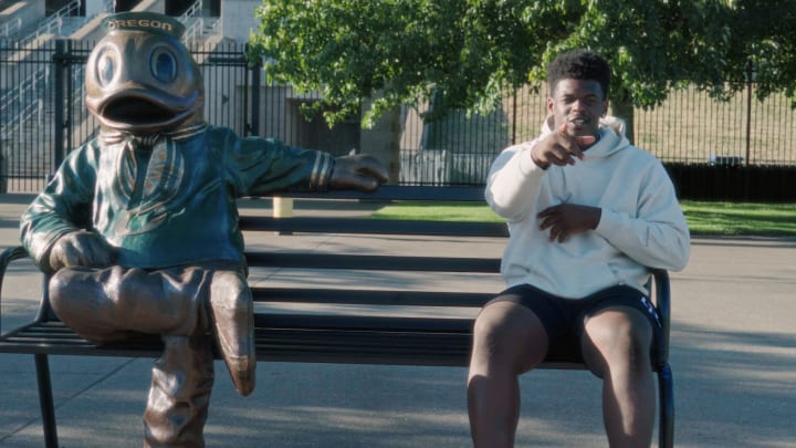 Oregon Duck guard Marcus Harper II hosts the Big Mark Show Oregon Duck guard Marcus Harper II hosts the Big Mark Show