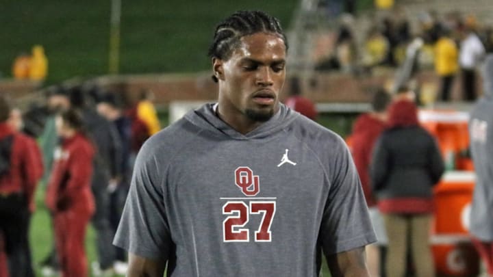 Oklahoma defensive back Jayden Rowe Oklahoma defensive back Jayden Rowe