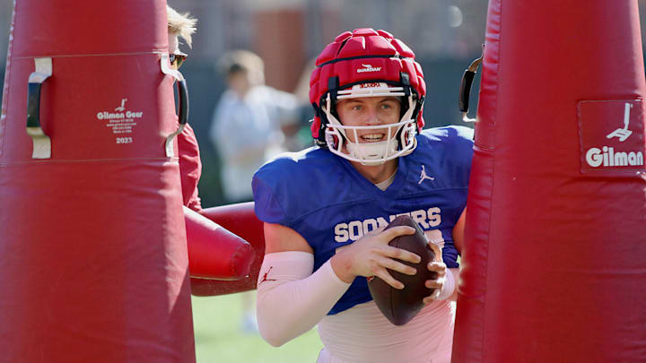 Oklahoma quarterback John Mateer