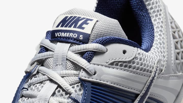 The New York Yankees inspired a colorway for the Nike Zoom Vomero 5. The New York Yankees inspired a colorway for the Nike Zoom Vomero 5.