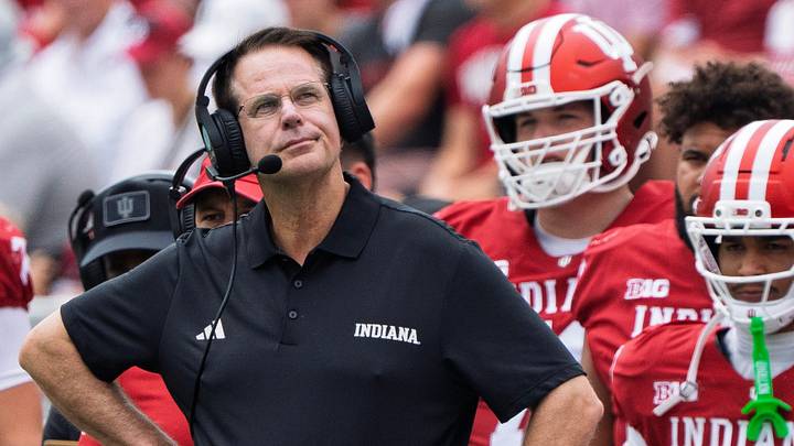 Indiana Head Coach Curt Cignetti during the Indiana versus Howard football game at Memorial Stadium on Saturday, Sept. 12, 2026. Indiana Head Coach Curt Cignetti during the Indiana versus Howard football game at Memorial Stadium on Saturday, Sept. 12, 2026.