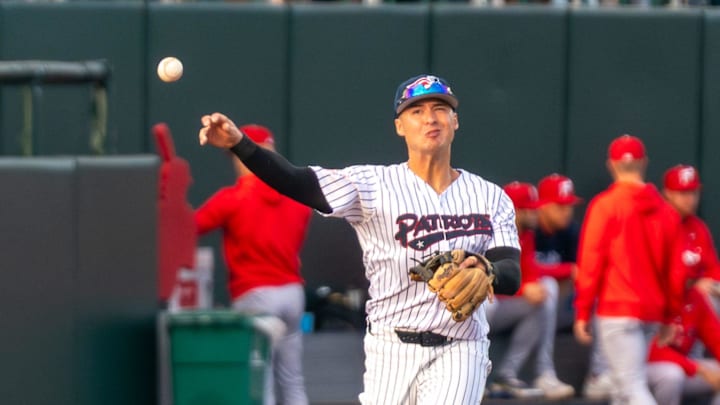 Yankees shortstop Anthony Volpe continued his rehab assignment with the Somerset Patriots at TD Bank Ballpark in Bridgewater on April 17, 2026.