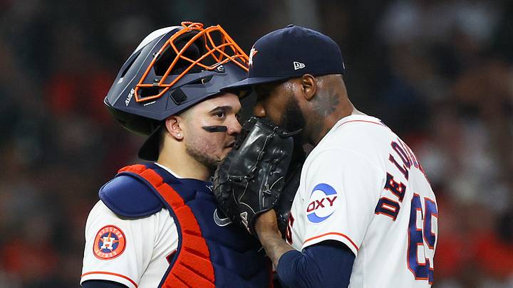 Houston Astros catcher Yainer Diaz (21). Mandatory Credit: Thomas Shea-Imagn Images Houston Astros catcher Yainer Diaz (21). Mandatory Credit: Thomas Shea-Imagn Images
