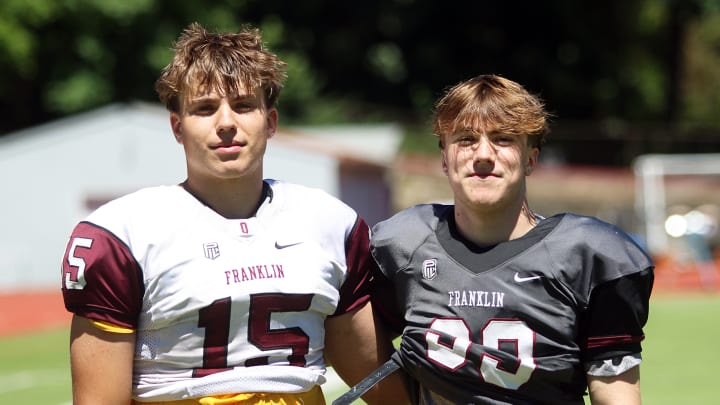 Franklin standouts Cash Landau (left) and Will Reid