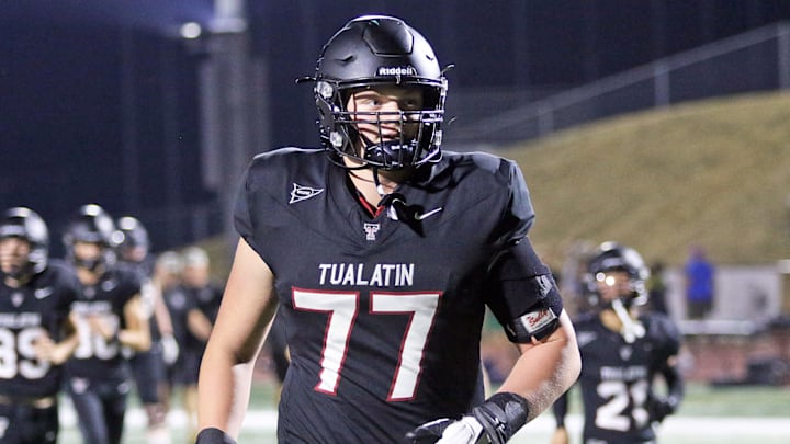 Connor LaGrow of Tualatin is a standout lineman for one of the best teams in Oregon high school football.