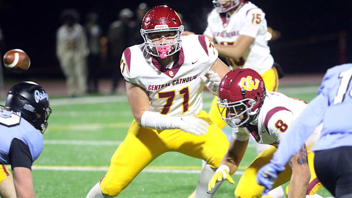 It's rare for a lineman to win offensive player of the year honors, but Central Catholic's Zac Stascausky did exactly that for the Mt. Hood Conference.