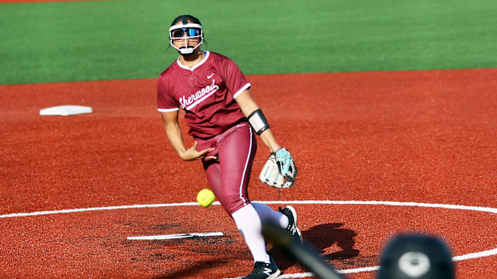 Sherwood pitcher Presley Sarono-Ramos is a returning all-state player.