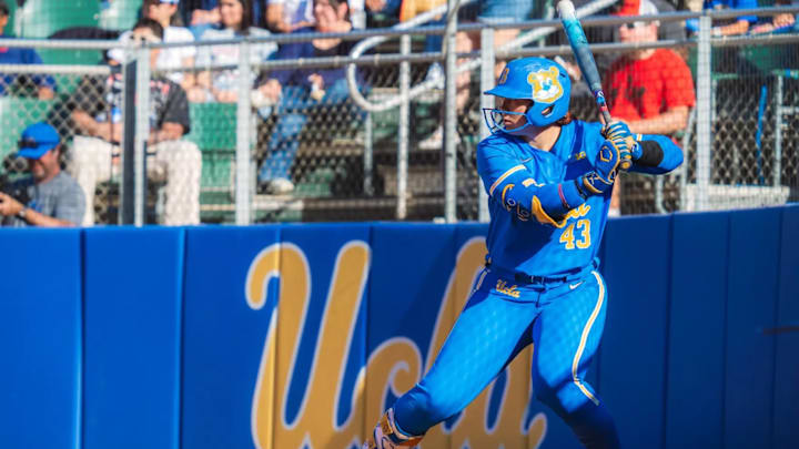 Megan Grant is a two-time All-American for the UCLA softball team and is playing basketball for the Bruins this year.