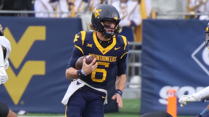 West Virginia University quarterback Garrett Greene. West Virginia University quarterback Garrett Greene.