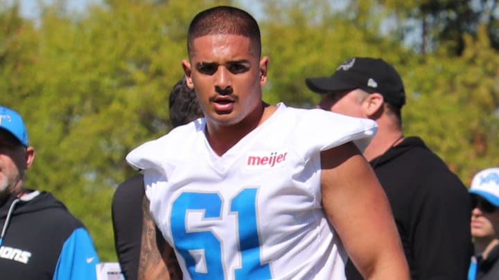 Detroit Lions defensive end Ahmed Hassanein. Detroit Lions defensive end Ahmed Hassanein.