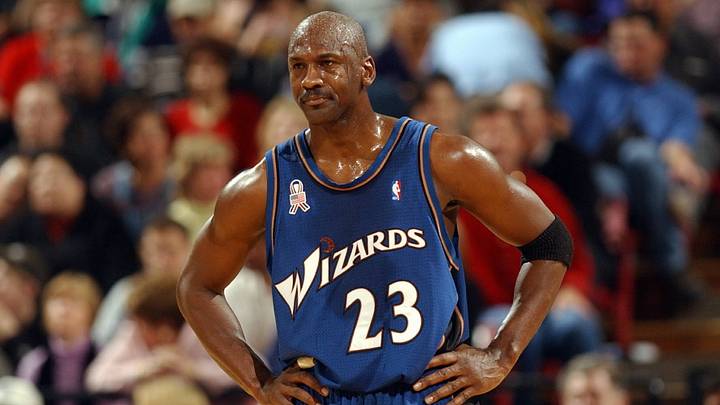 Michael Jordan's Washington Wizards jersey has not been re-released to the public. Michael Jordan's Washington Wizards jersey has not been re-released to the public.