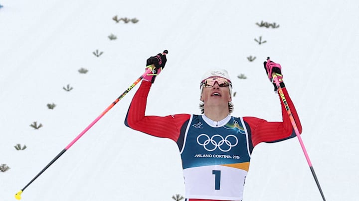 Norway's Johannes Høsflot Klæbo won his record 10th gold medal on Wednesday. 